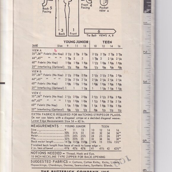 60s Shift Dress with Bateau Neckline Easy Simplicity 2680 - Picture 2 of 3